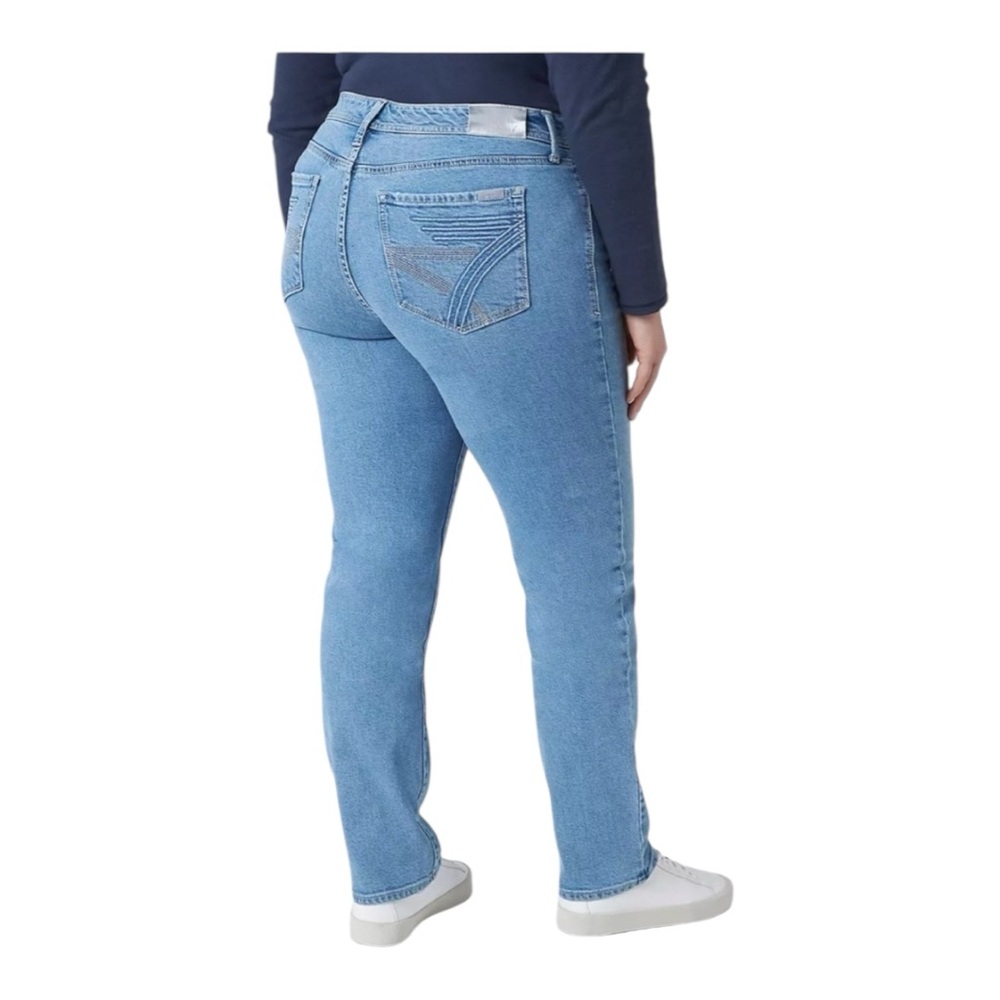 NWOT Seven 7 Women's Size 28 Mid-Rise Straight Jeans - Picture 2 of 15